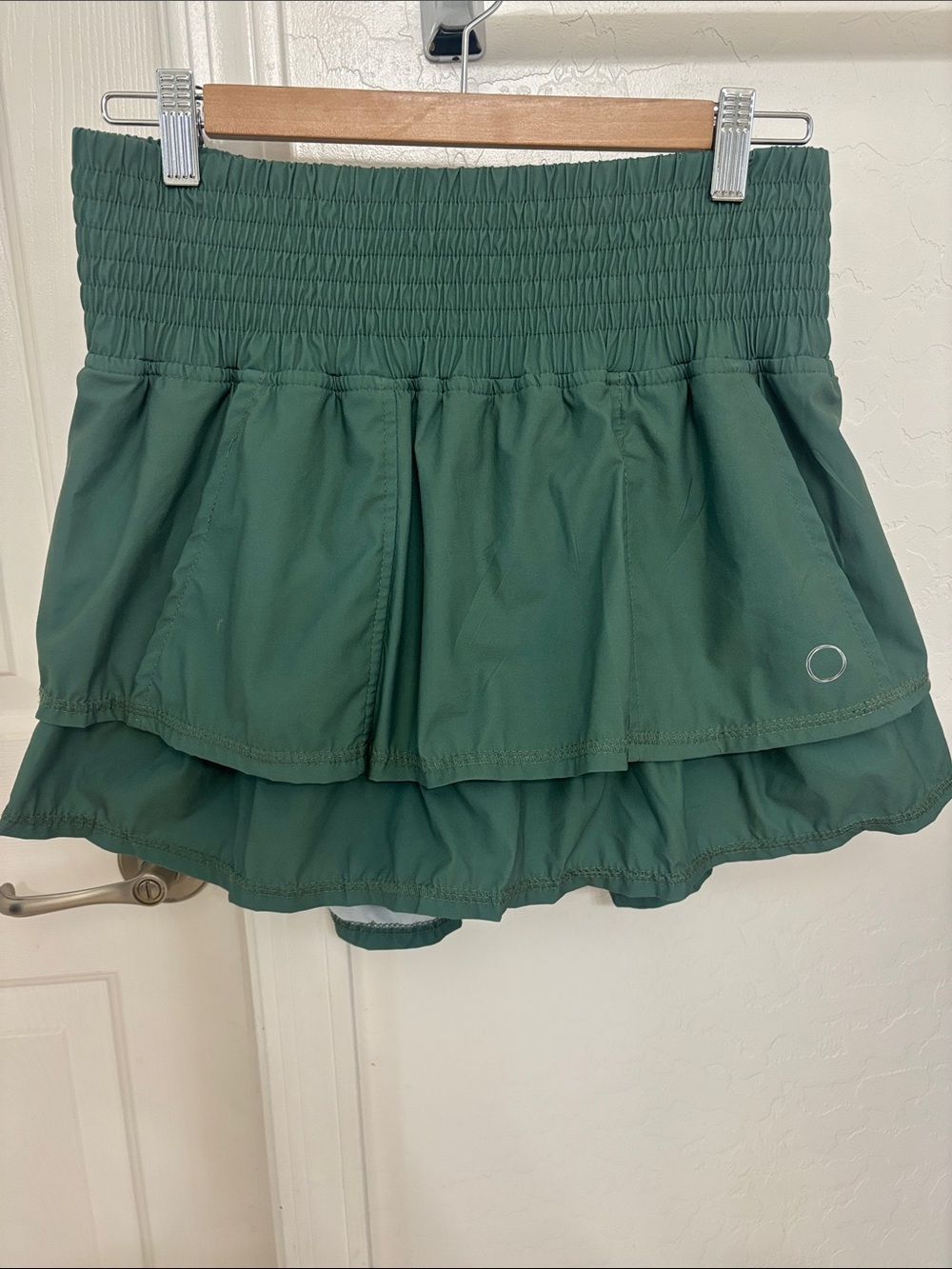 Bubble Lifestyle ruffle skort Forest Green